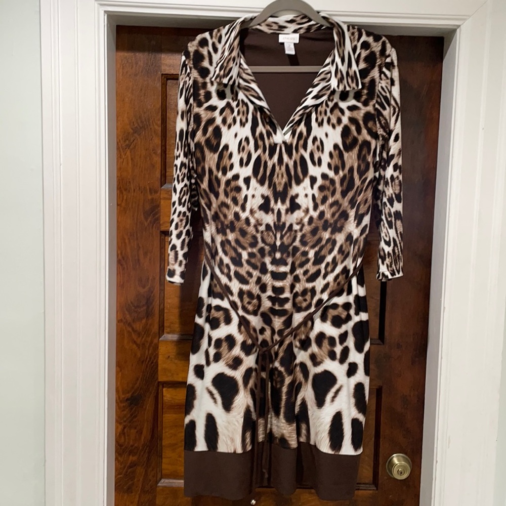 Chico’s Animal Print Dress - Chico’s Size 2 (10-12)